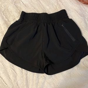 Black running shorts: size small- like new